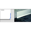 PLINTHE ALU ANODISE 250CM 80MM